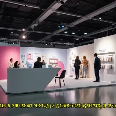 Booth Pameran Portable Bondowoso